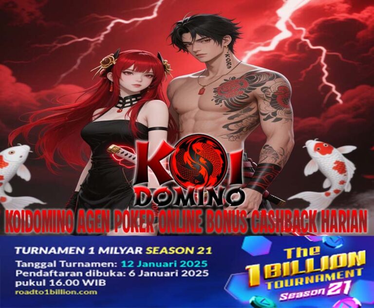 KOIDOMINO Poker Menang Pasti Dengan Fitur Bonus